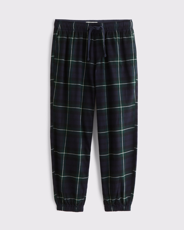 Sleep Jogger, Blue Plaid view 1