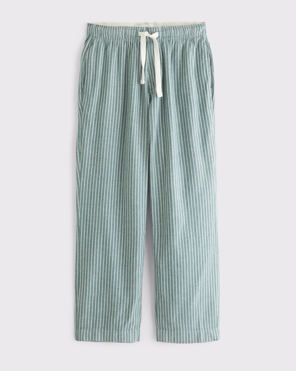 Sleep Pant, Green Stripe view 1