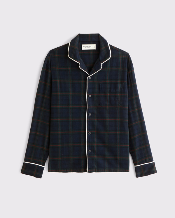 Men's Flannel Sleep Top