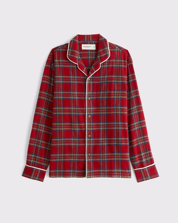 Men's Flannel Sleep Top