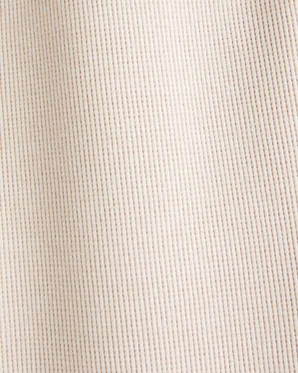 Waffle-Knit Lounge Pant, Cream view 2