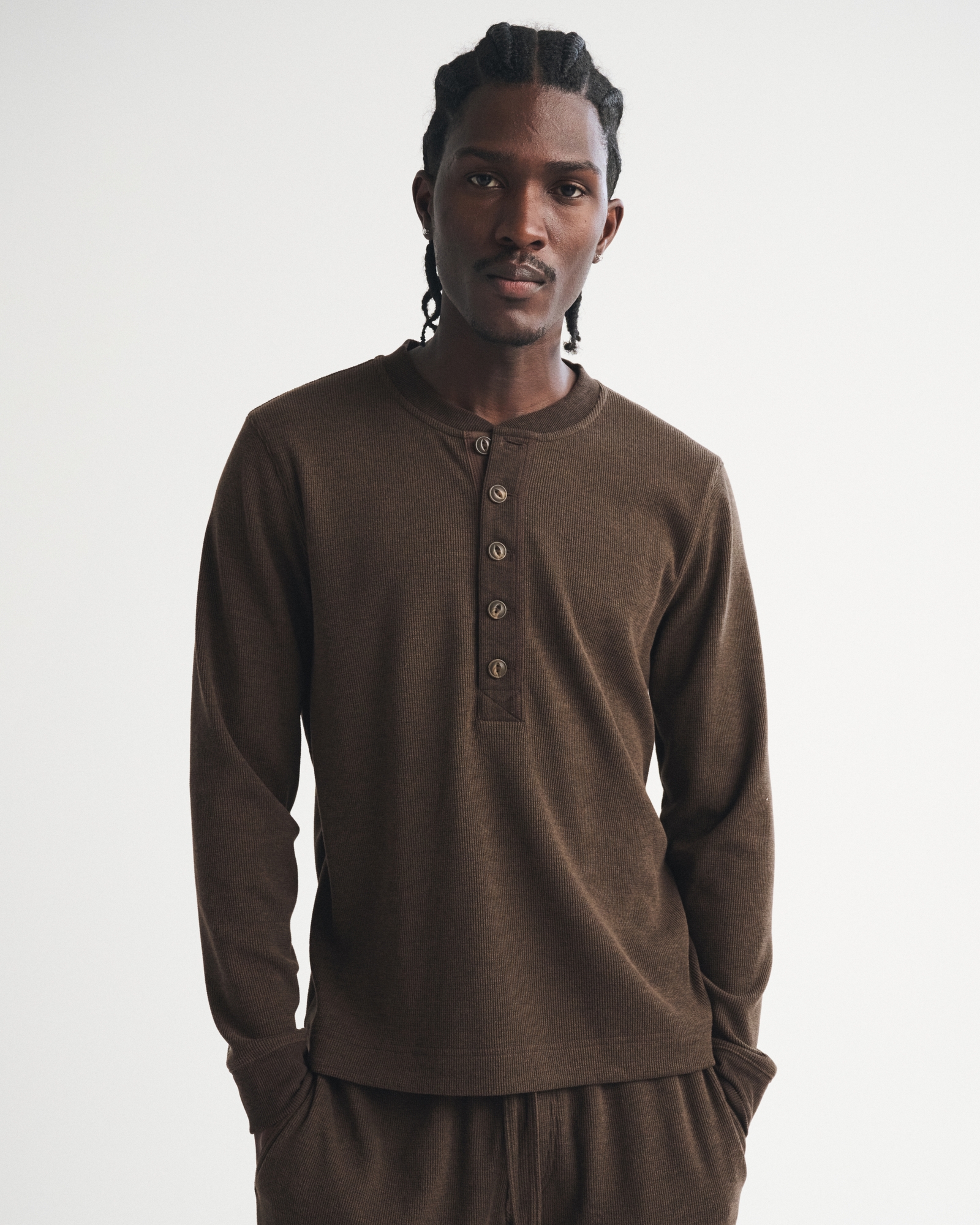 Abercrombie & Fitch Waffle-Knit Lounge Top | MainPlace Mall
