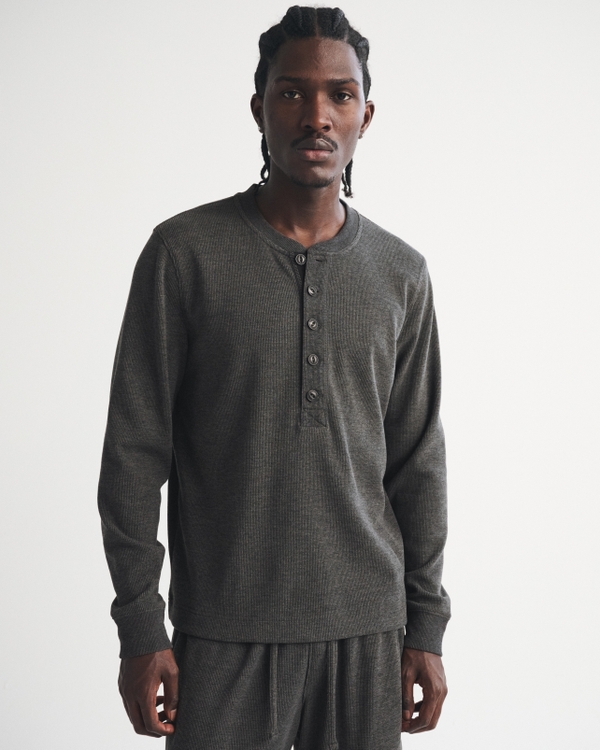 Men's Waffle-Knit Lounge Top | Men's Clearance | Abercrombie.com