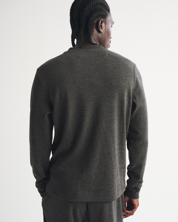 Men's Waffle-Knit Lounge Top | Men's Clearance | Abercrombie.com