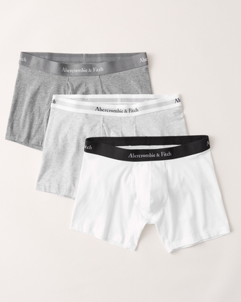 Men's 3-Pack Logo Boxer Briefs | Men's Underwear | Abercrombie.com