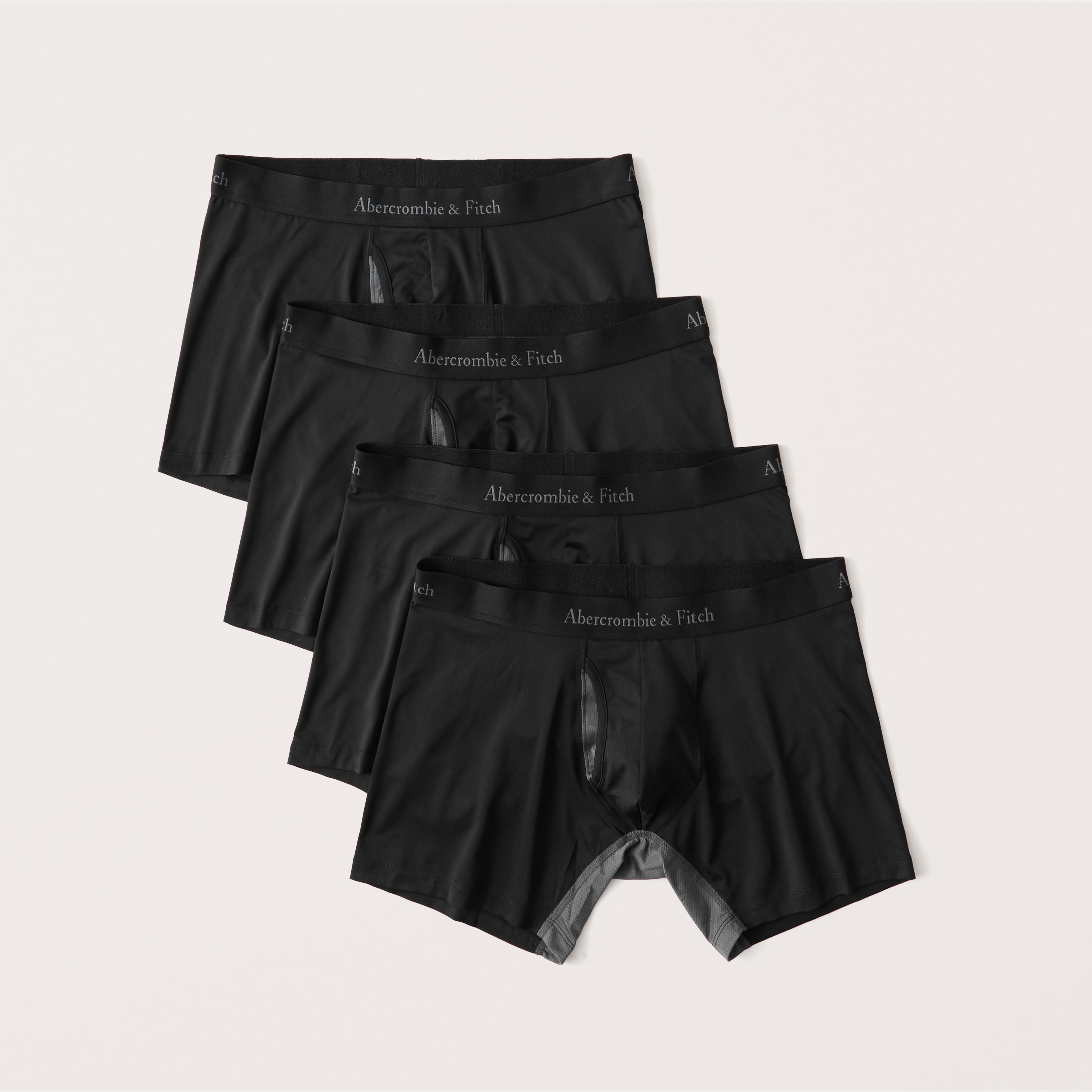 4-Pack A&F Performance Boxer Briefs