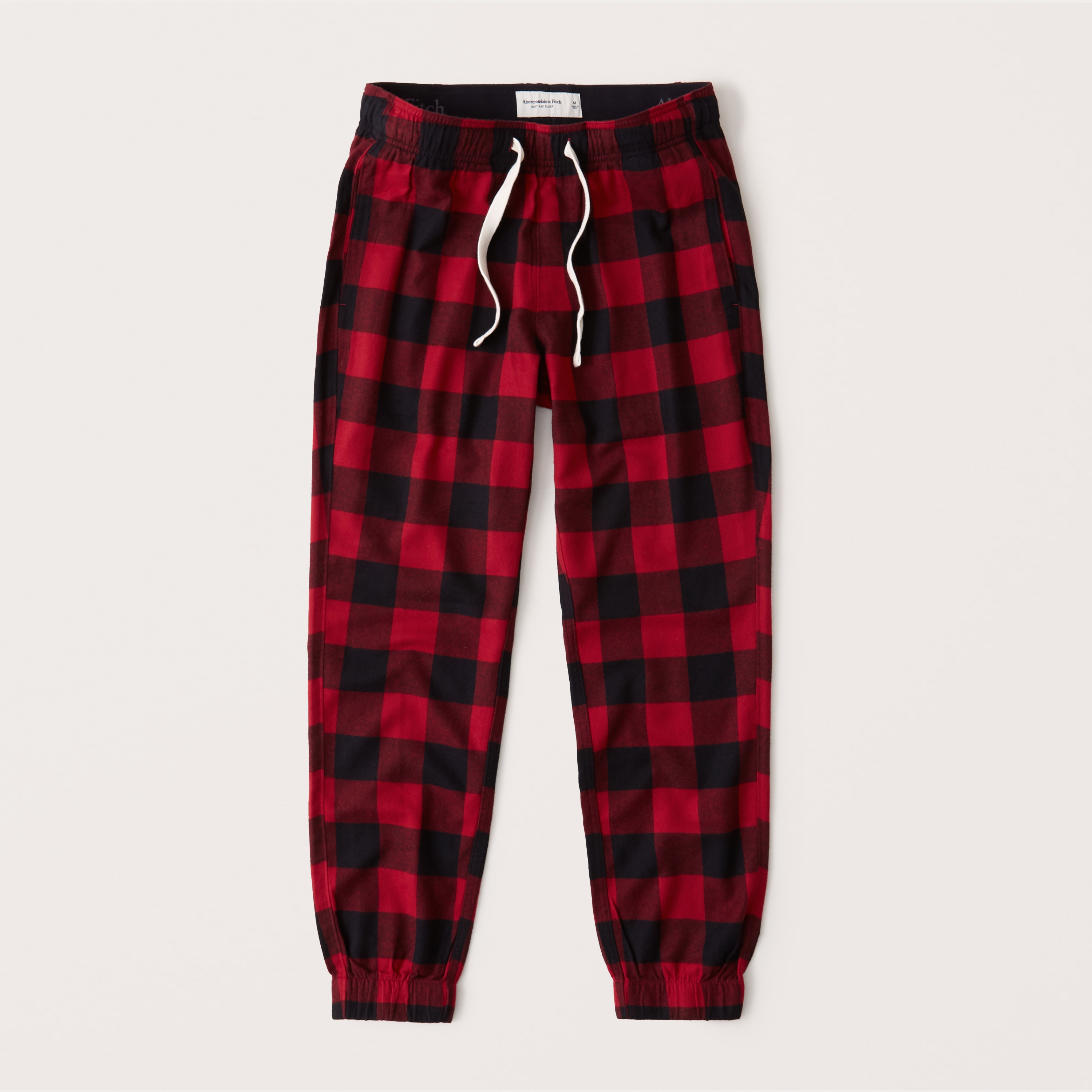 hollister plaid joggers