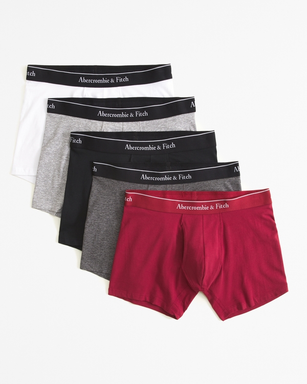 5-Pack Boxer Briefs, Red Multicolor