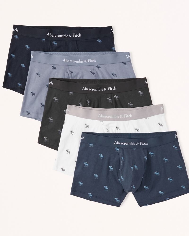 Men's 5-Pack A&F Performance Boxer Briefs, Men's Underwear