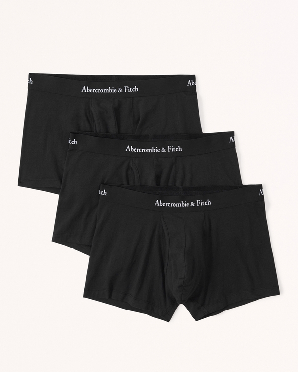 F&F Mens Black Trunks 3pk Size 3XL