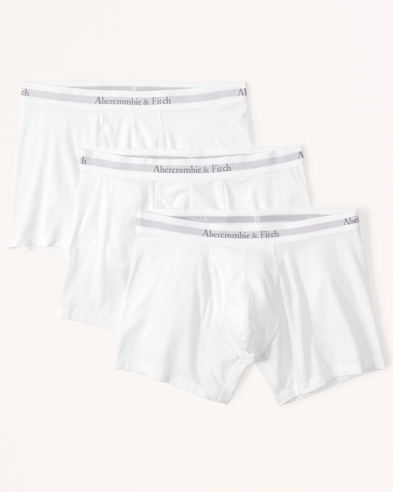 Hollister Men's Woven Boxer/Shorts Underwear White Pattern Size XXL New
