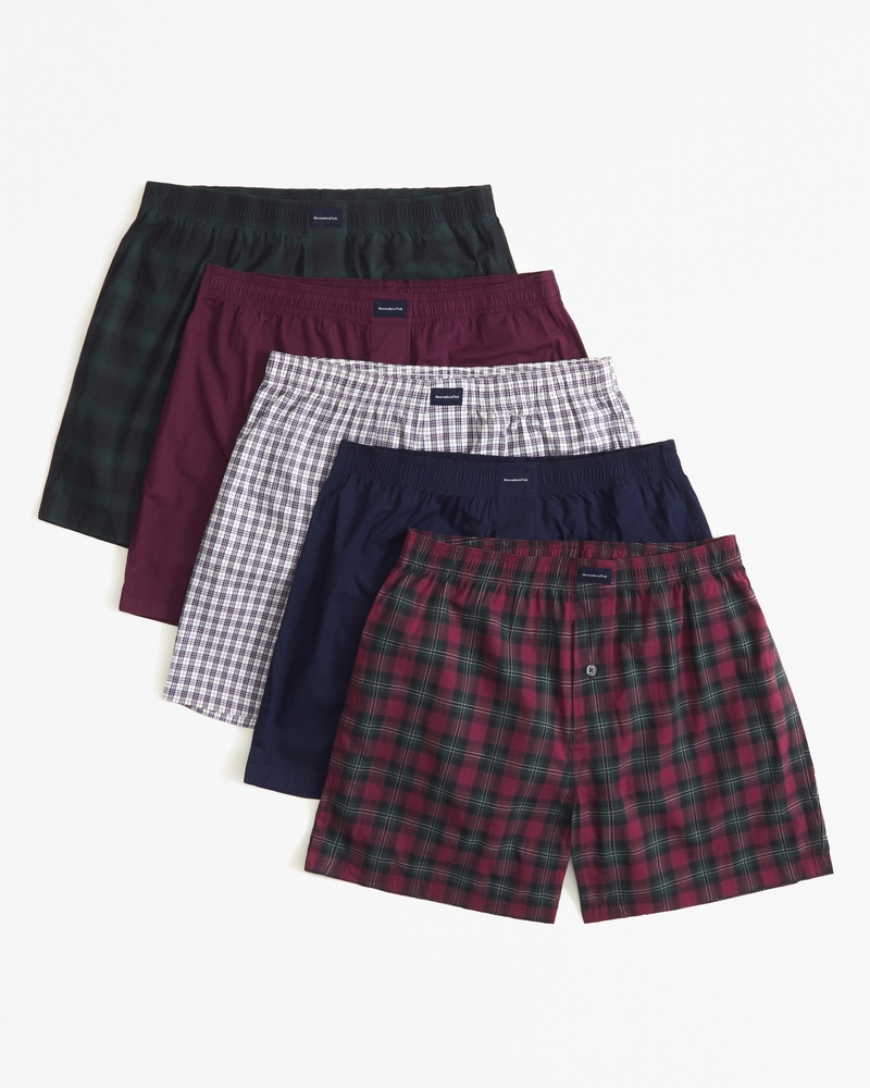 Plaid Woven Boxers