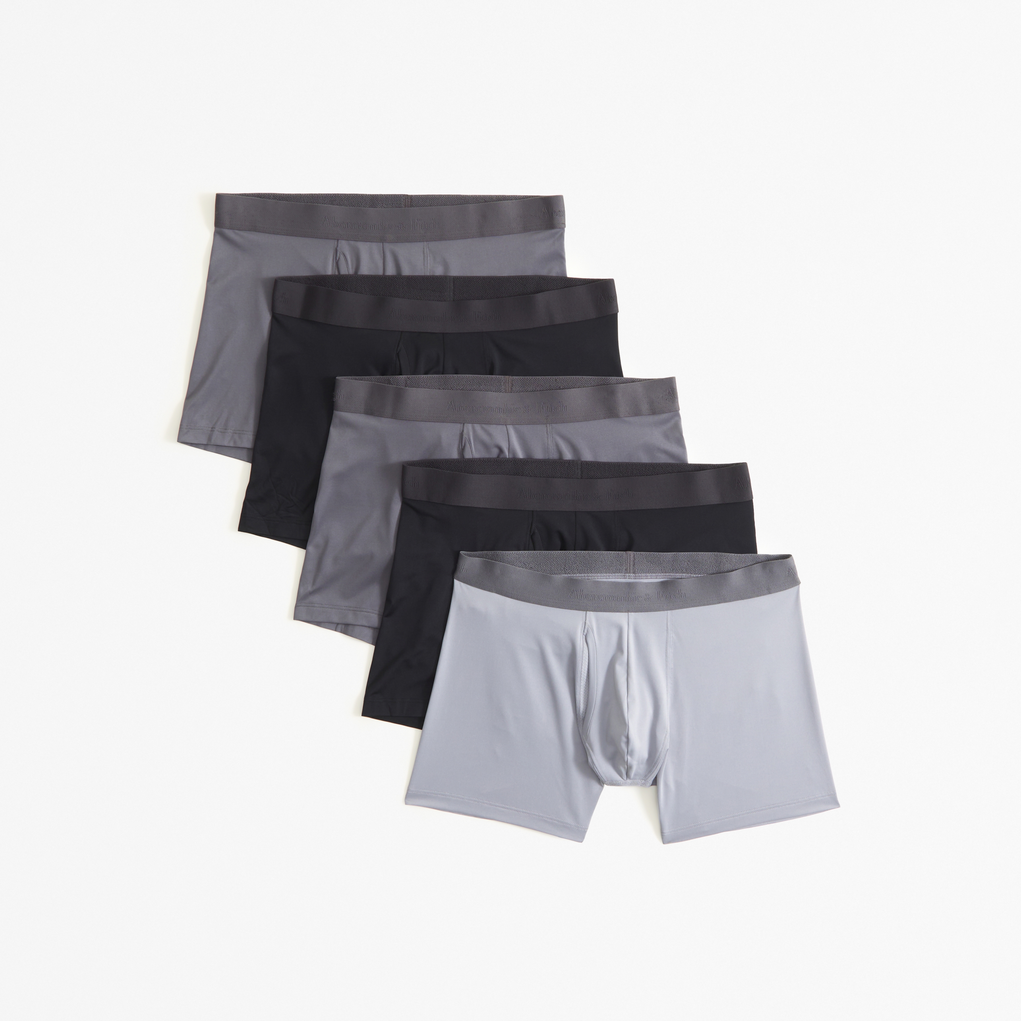 Men's 5-Pack A&F Performance Boxer Briefs - Abercrombie