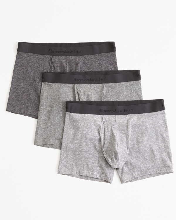 3-Pack Boxer Briefs, Grey