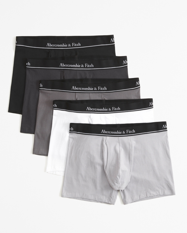 5-Pack Boxer Briefs, Grey