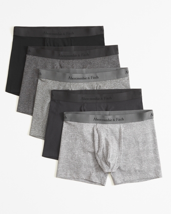 Men's 5-Pack A&F Performance Boxer Briefs, Men's Underwear