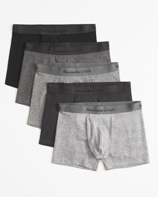 5-Pack Boxer Briefs, Grey