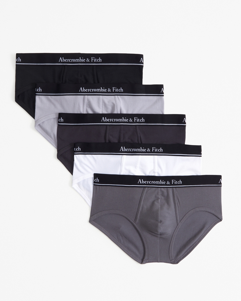 Men's 5-Pack Logo Briefs, Men's Underwear