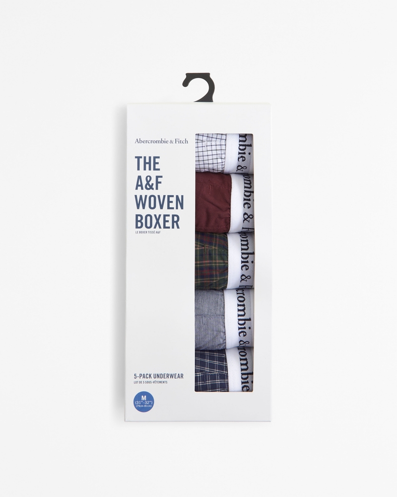 5-Pack Woven Logo Boxers