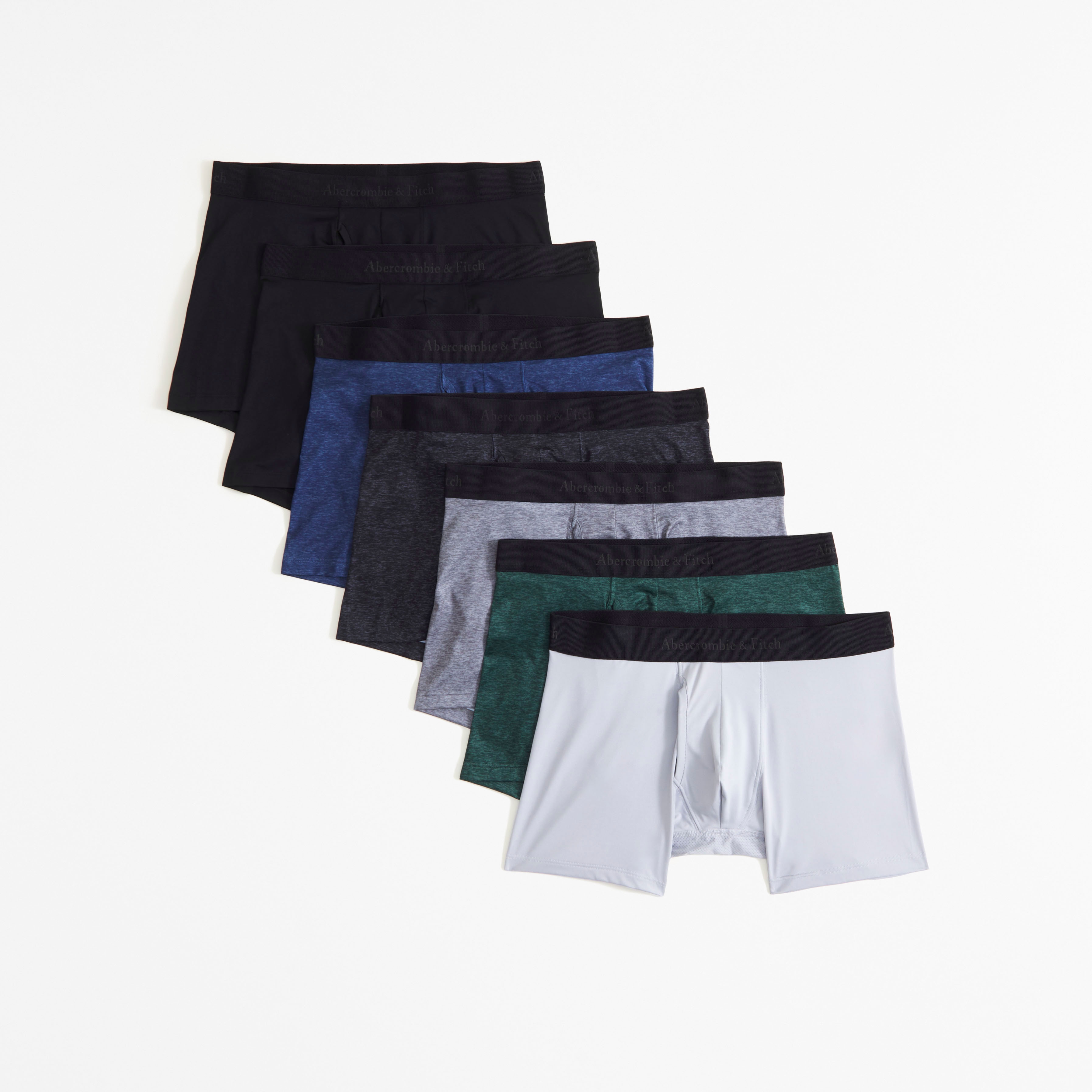 Men's 7-Pack A&F Performance Boxer Briefs | Men's Clearance