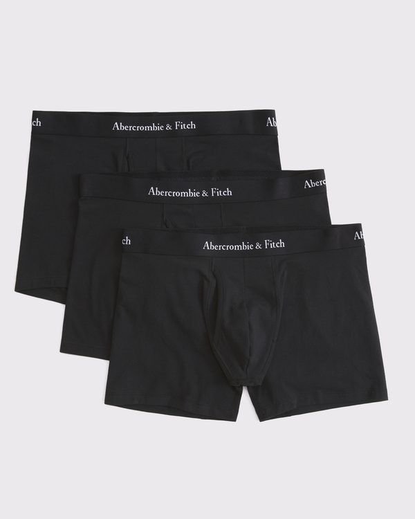 5" 3-Pack Boxer Briefs, Black view 1