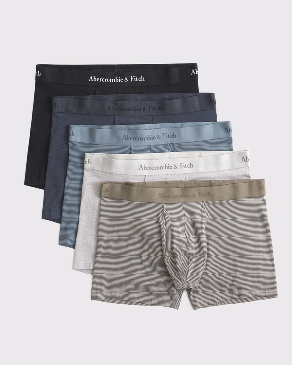5" 5-Pack Boxer Briefs, Gray Multipack view 1