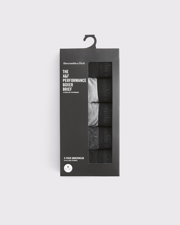 5" 5-Pack A&F Performance Boxer Briefs