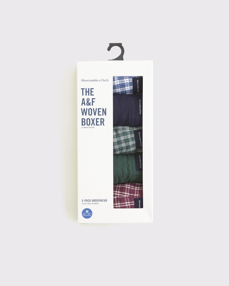 5-Pack Woven Logo Boxers