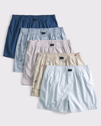 5-Pack Woven Logo Boxers