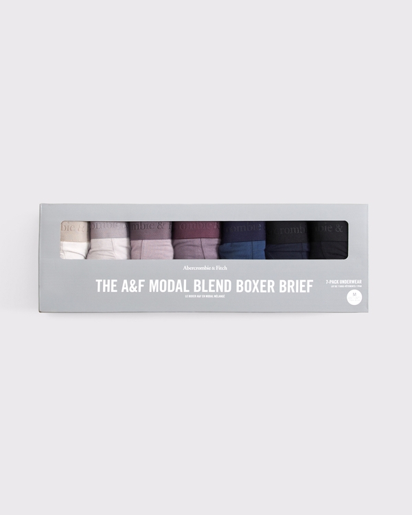 5" 7-Pack Boxer Briefs, Mauve Multipack view 2