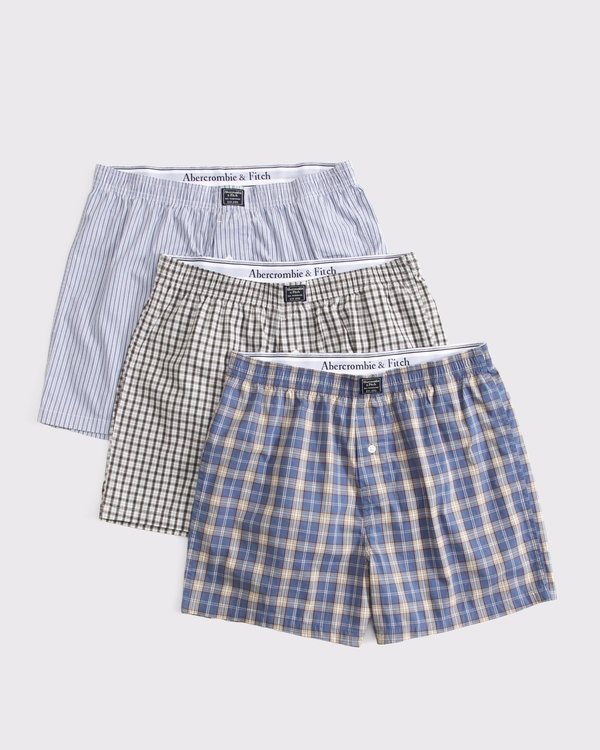 3-Pack Woven Logo Boxers