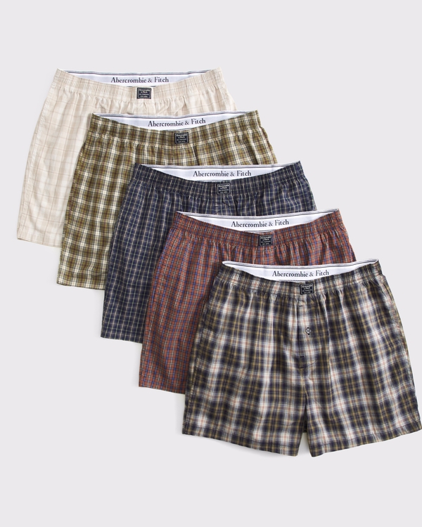 5-Pack Woven Logo Boxers