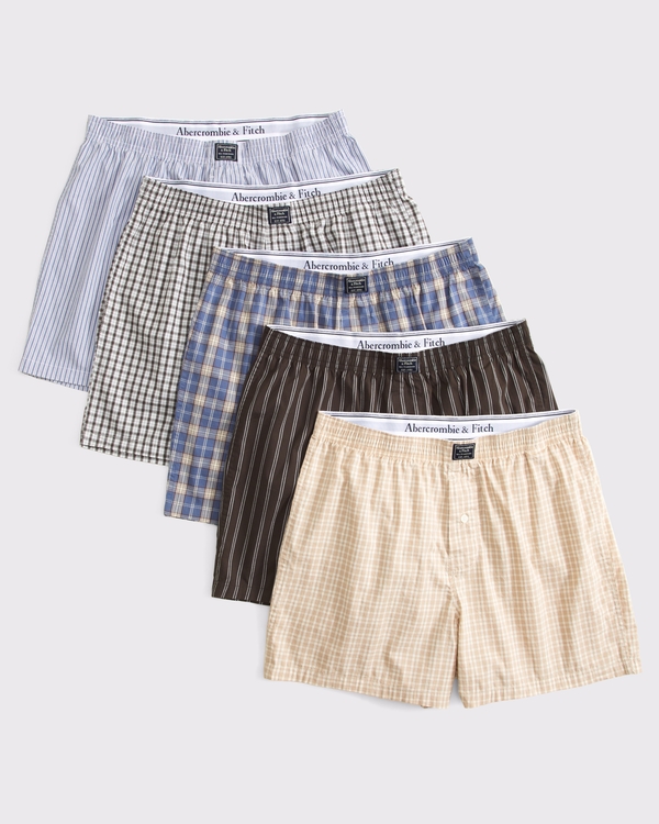 5-Pack Woven Logo Boxers