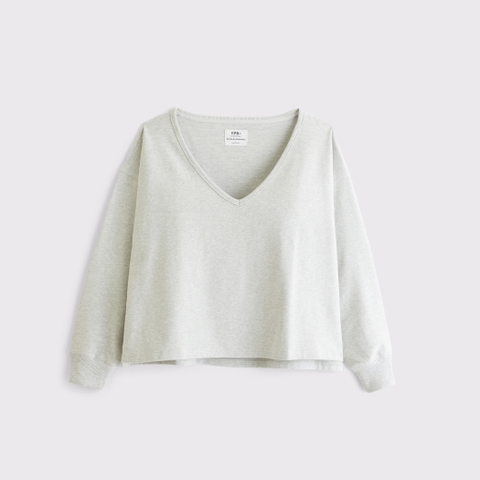 Женские топы Abercrombie & Fitch YPB On The Go Long-Sleeve V-Neck Top