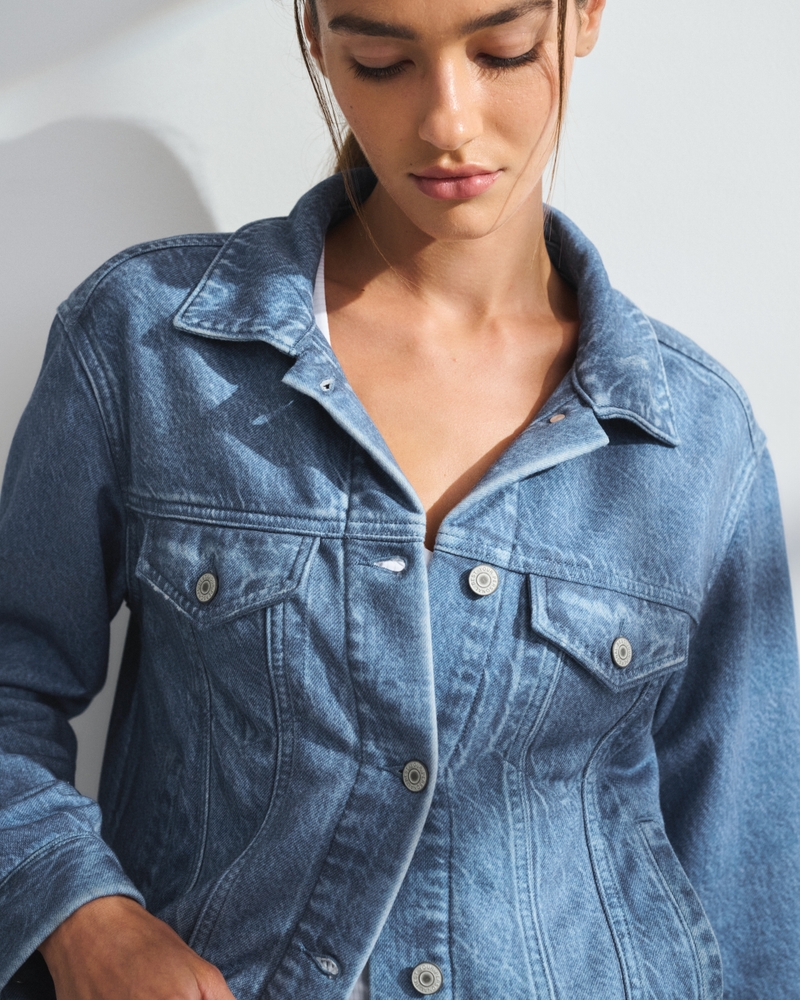 YPB On The Go Travel Terry Trucker Jacket - thumbnail 3