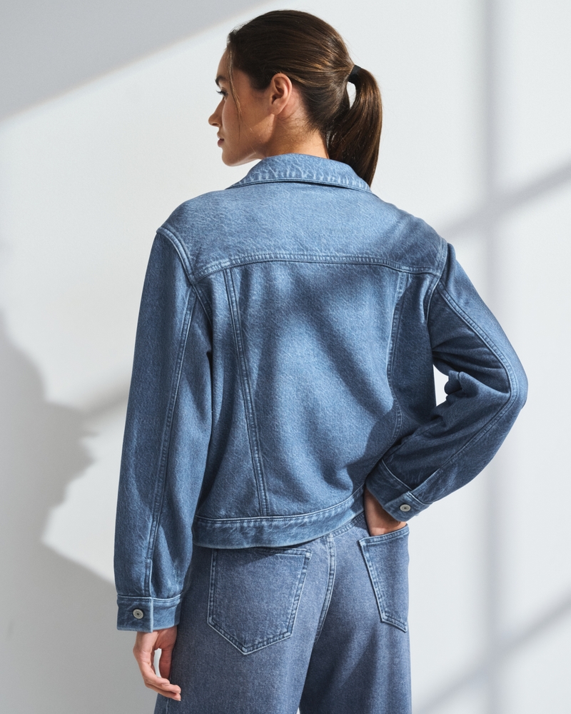 YPB On The Go Travel Terry Trucker Jacket - thumbnail 4
