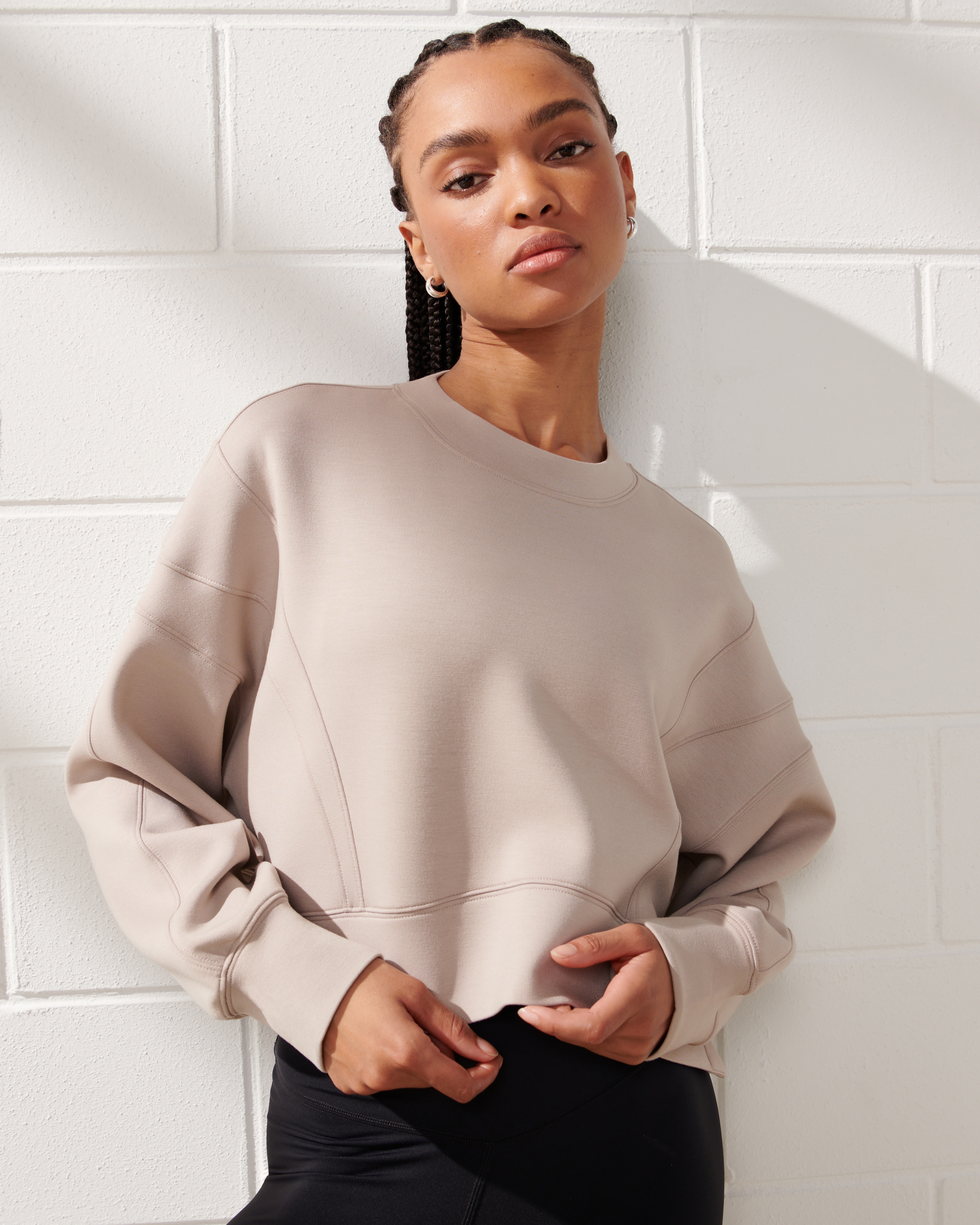 美品　アパルトモン  H/N Knit TOP アイボリー Indra Cable Knit Pullover - Alabaster White Wool and Cashmere