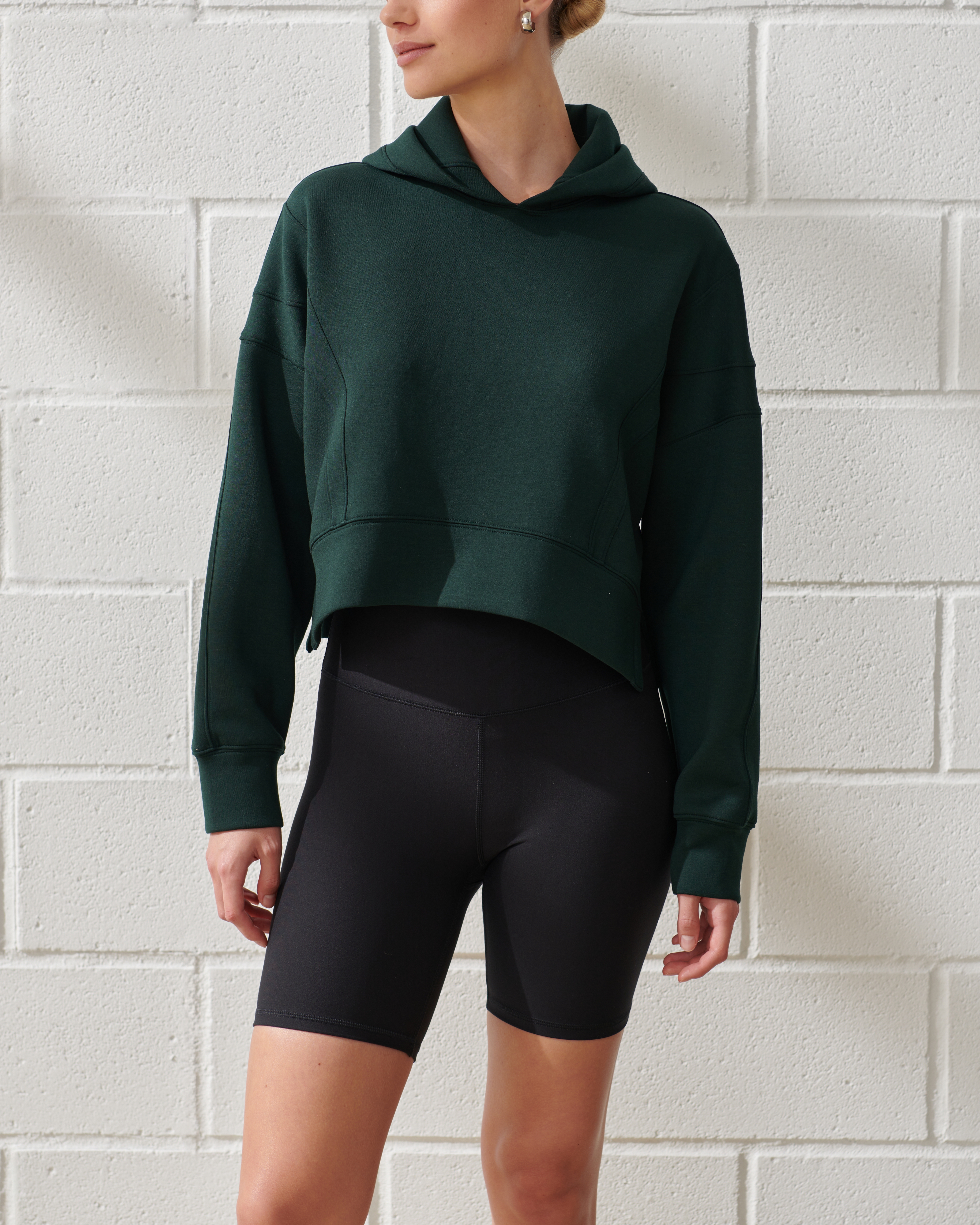 Abercrombie cropped outlet hoodie