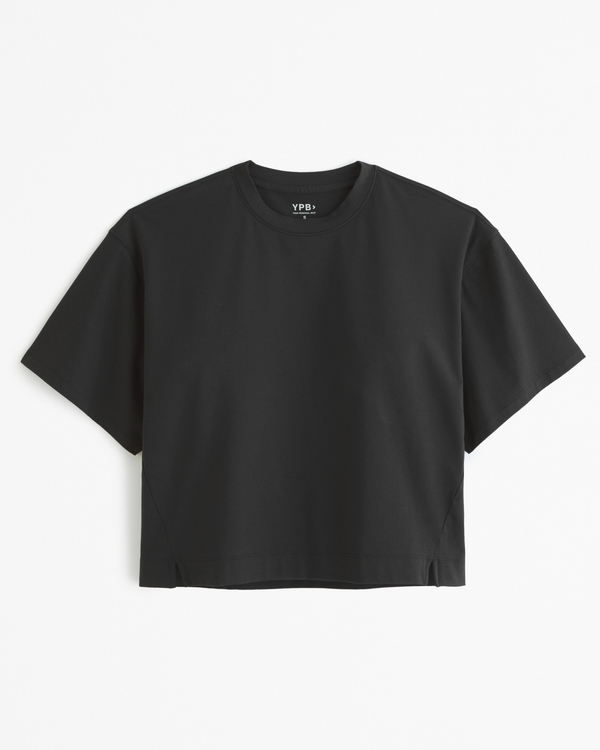 YPB Active Cotton-Blend Easy Tee, Onyx