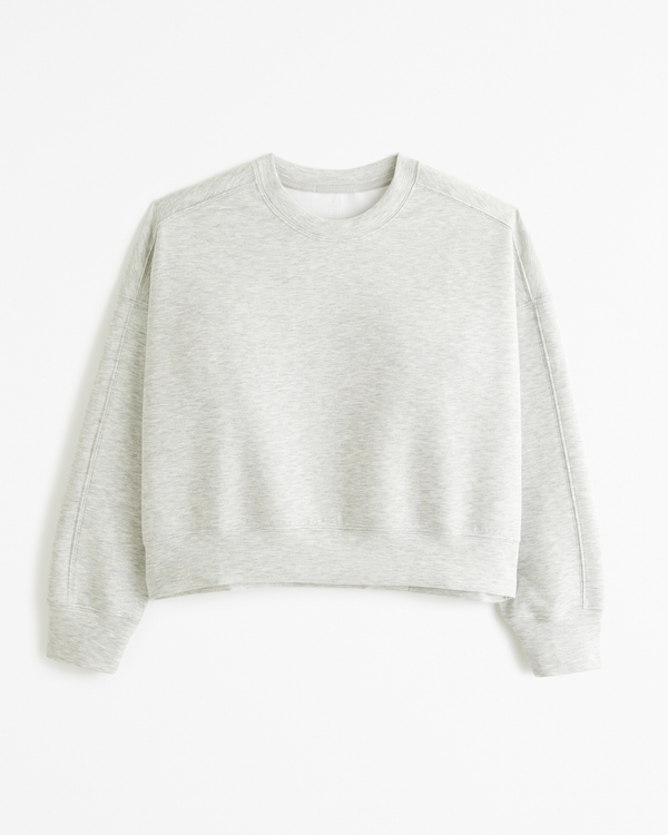 YPB neoKNIT Relaxed Crew, Heather Grey