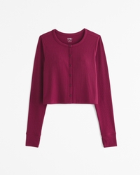 Cárdigan deportivo acanalado YPB