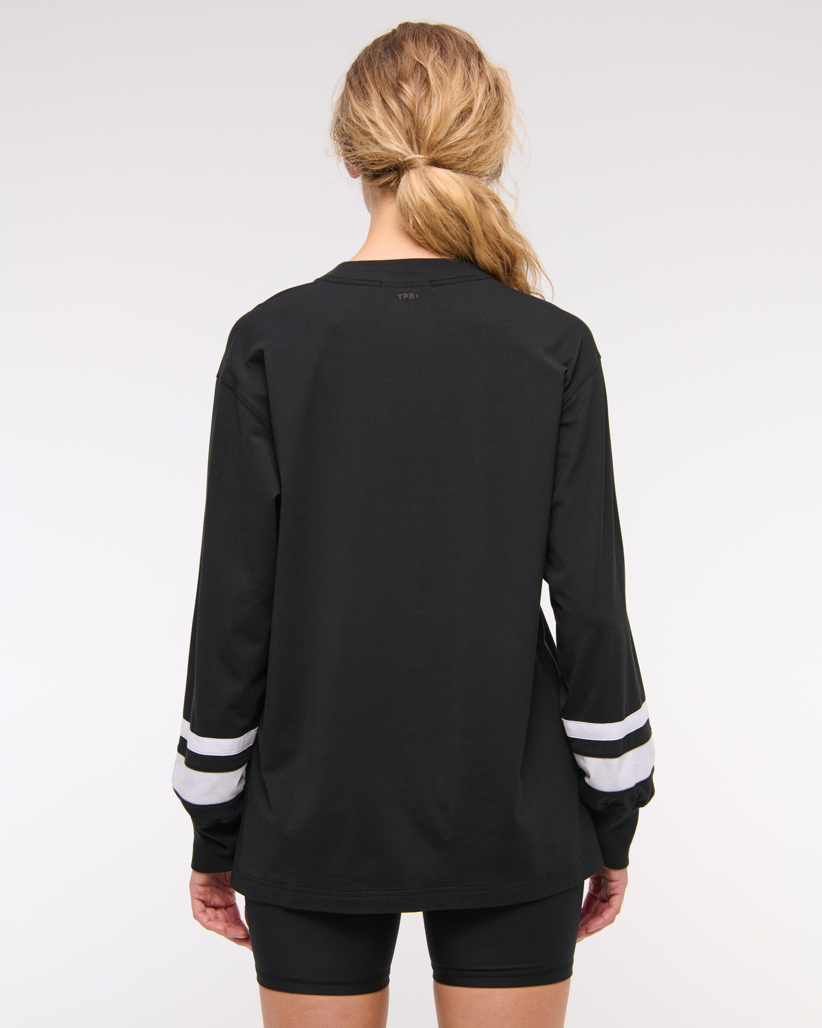 YPB Active Cotton-Blend Long-Sleeve Easy Tee