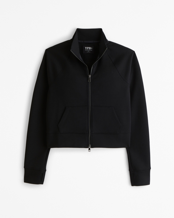 YPB neoKNIT Mockneck Full-Zip, Black