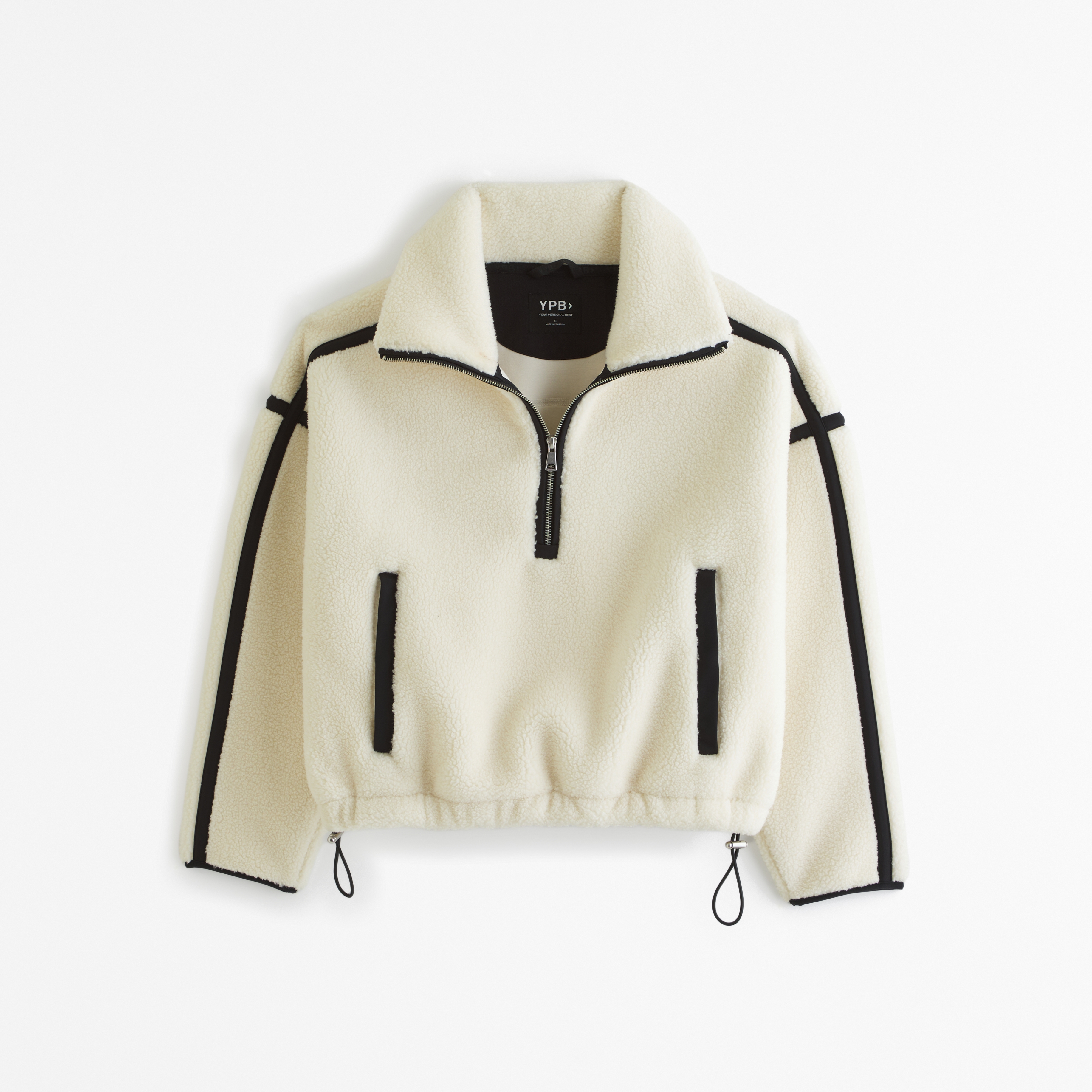 Sherpa half zip 2025 pullover abercrombie