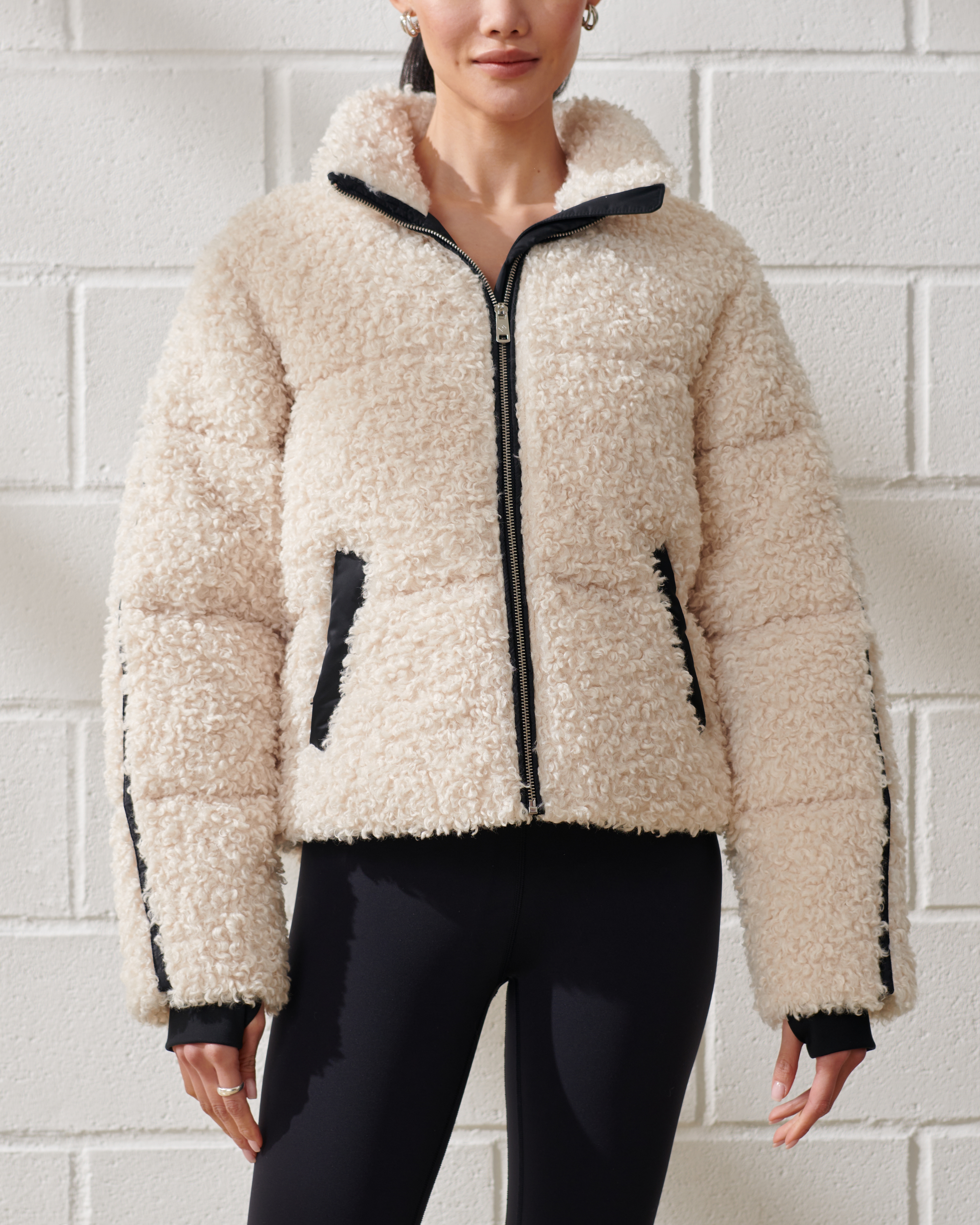 NWT popular Abercrombie Sherpa Jacket