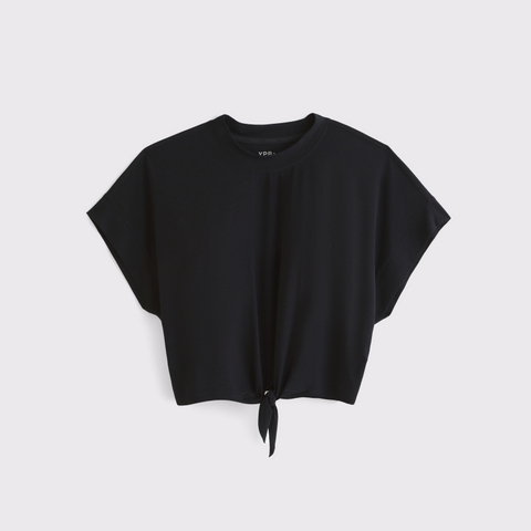 Женские футболки Abercrombie & Fitch YPB Featherweight Tie-Front Tee
