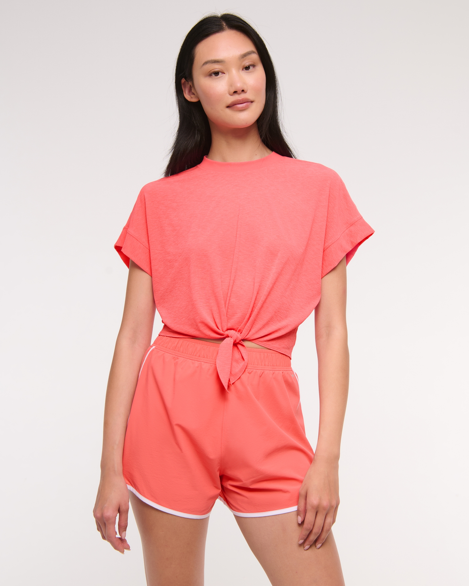 YPB Featherweight Tie-Front Tee