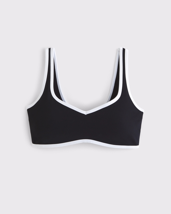 YPB studioFLEX Sports Bra, Black view 1