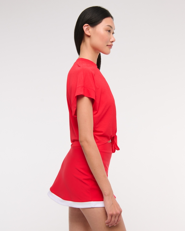 YPB Featherweight Tie-Front Tee