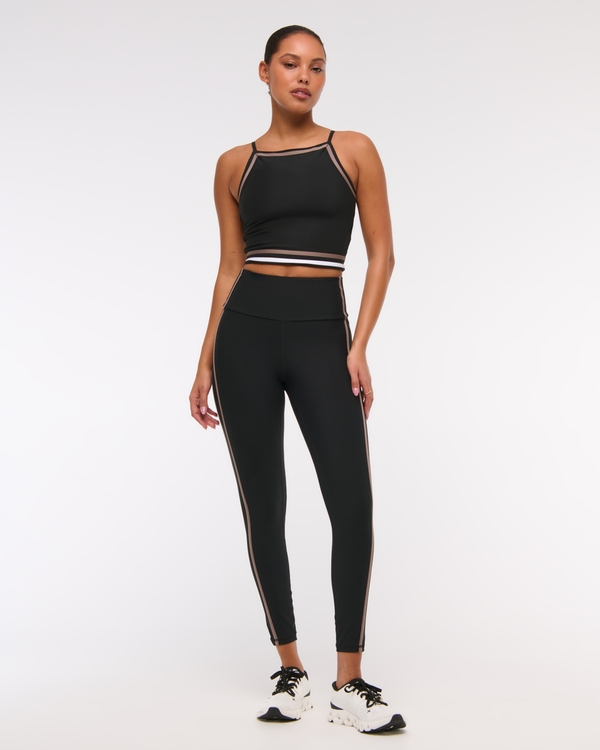 YPB sculptLUX Apron Tank, Black view 2